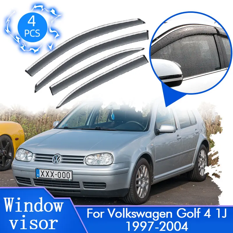 4pcsForVWVolkswagenGolf4Mk41J19972004RainWindowsVisors