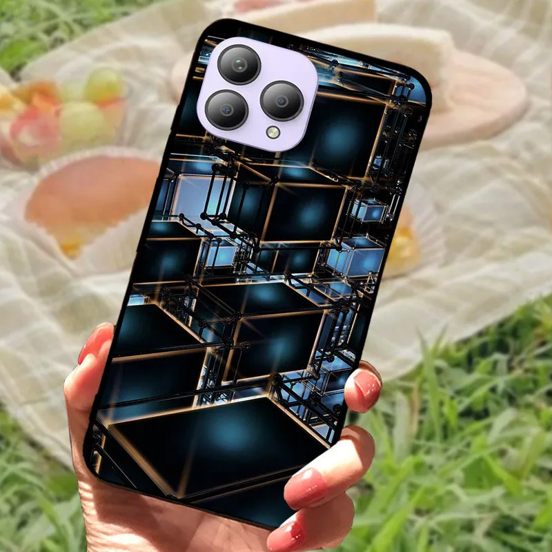 Elegant Silicone Marble Black Bumper Case Cover - Global Protective