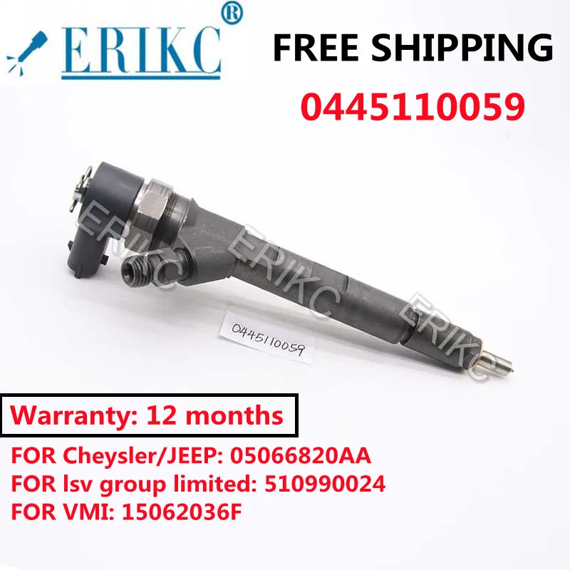 

ERIKC FREE SHIPPING 0445110059 0 445 110 059 0986435149 Injectors FOR Cheysler/JEEP: 05066820AA FOR CHRYSLER VOYAGER 2.5/2.8 CRD