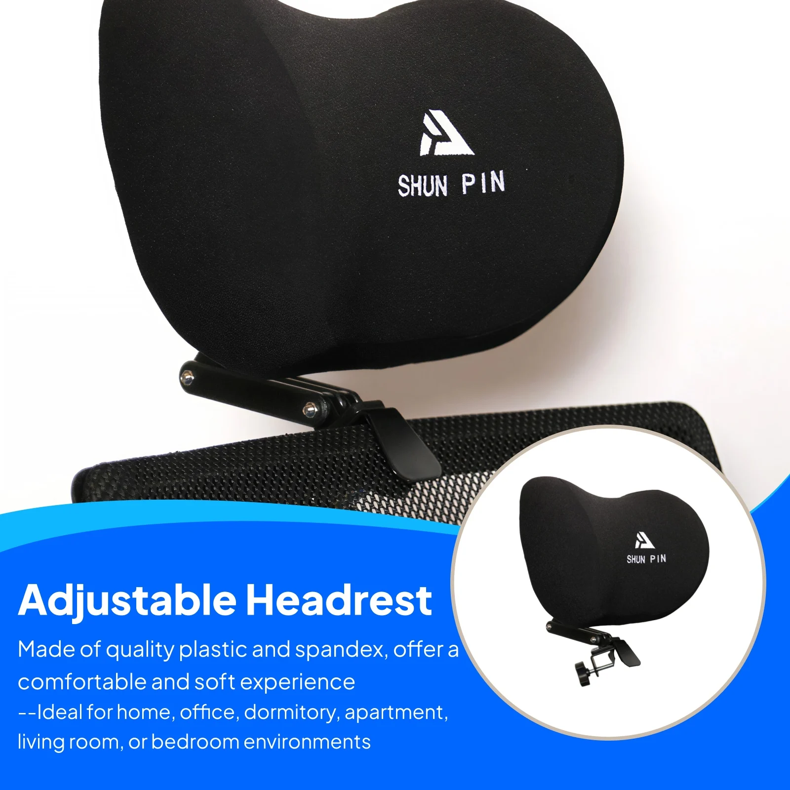 Neck Support Head Pillow for Office Chair, Living Room And Dorm Room Use Computer Chair Head Pillow Comfortable Supplies