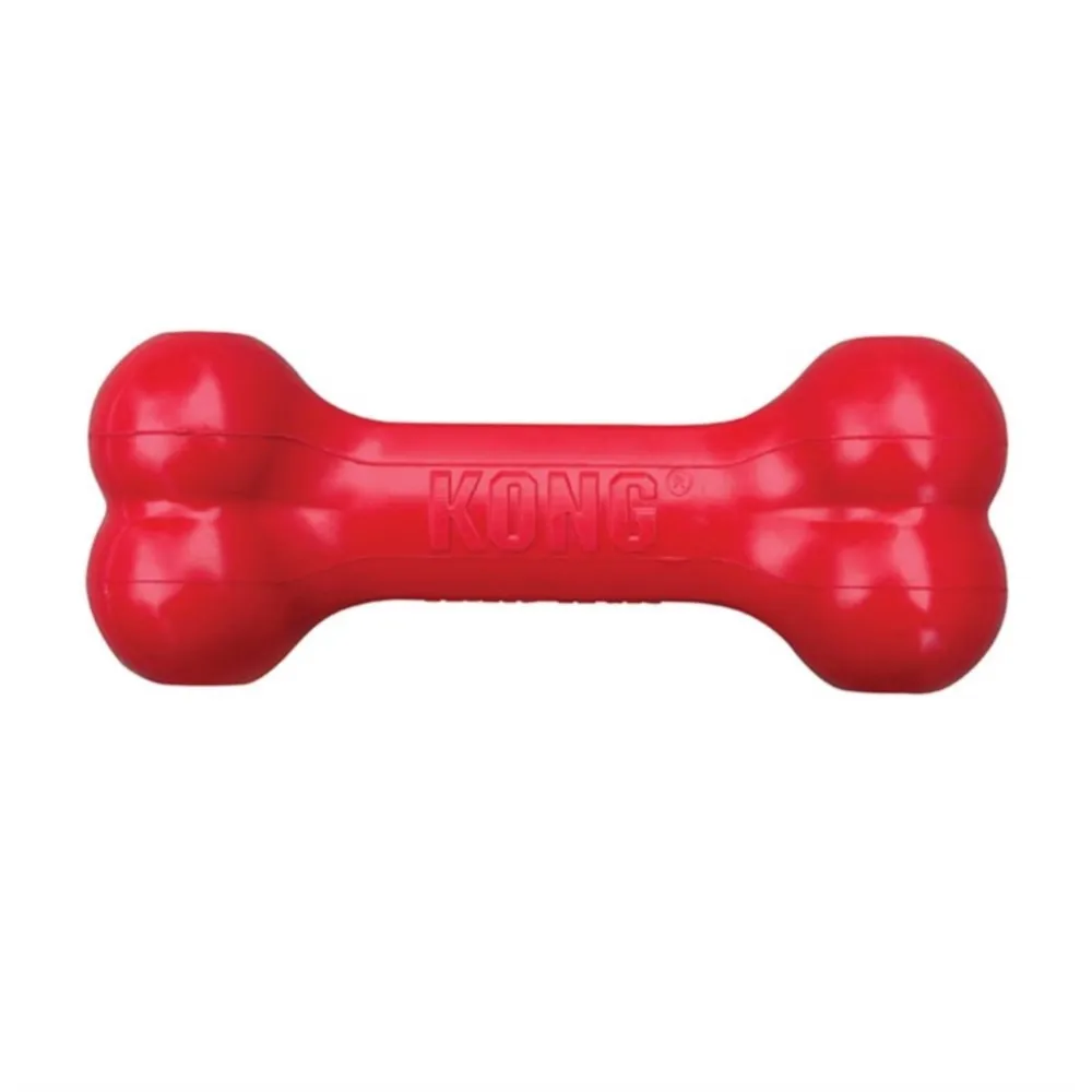 

KONG - Goodie Bone - Durable Rubber Chew Bone, Treat Dispensing Dog Toy