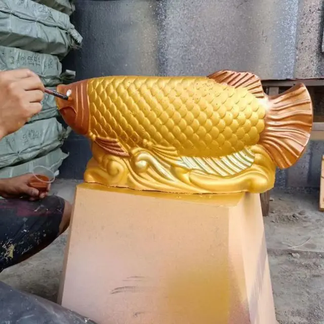 Cement Virág Edény Penész Bonsai Cserepes Udvar Arany Sárkány Hal Műanyag Acél Penészgyártók - Image 2