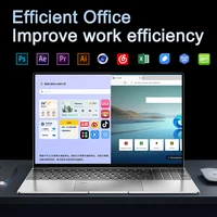 New 15.6" Laptop Intel Core i9-9880H 32GB 2TB Gaming PC Ultra Slim Office Study Computer PC Windows 11 Pro 1920*1080 HD - Image 2