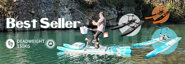 Oversea WarehouseSpatium Portable Duty Free Water Bike Inflatable