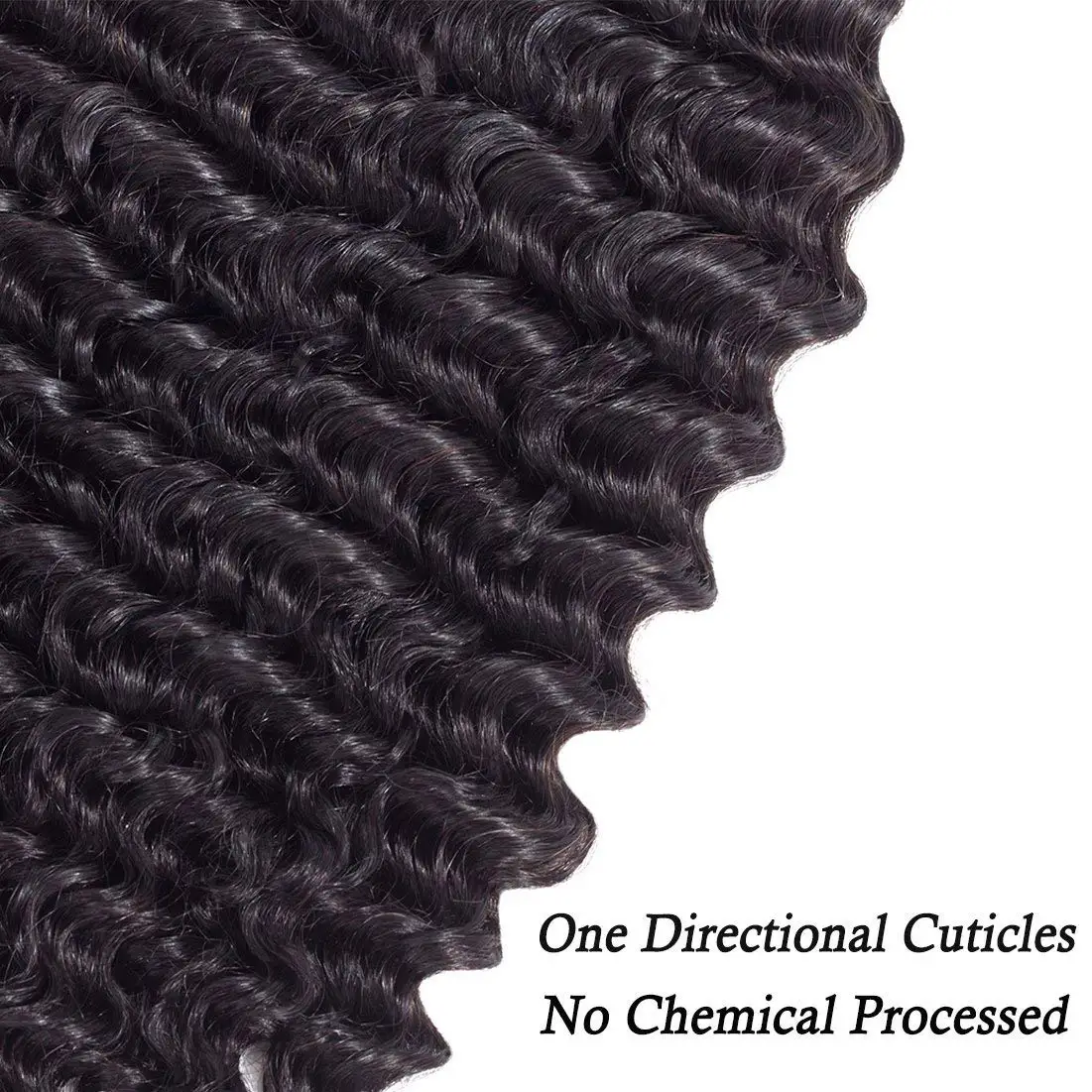 Deep Wave Human Hair Bundles Brazillian Hair Extensions 30 Inch 1/3 Bundles Curly Wave Soft Human For Women