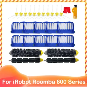 Hepa 필터 메인 브러시 휠 iRobot Roomba 600 시리즈 601 610 620 630 631 650 651 655 660 585 595 680 부품 액세서리