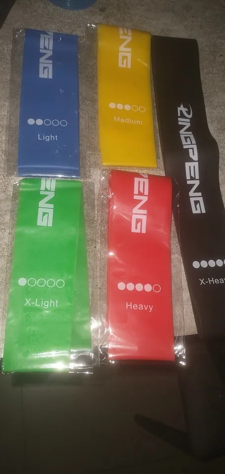 Cross-border Dedicated Yoga Latex Tension Ring Elastic Band Thin Legs Hip Lift Resistance Band photo review