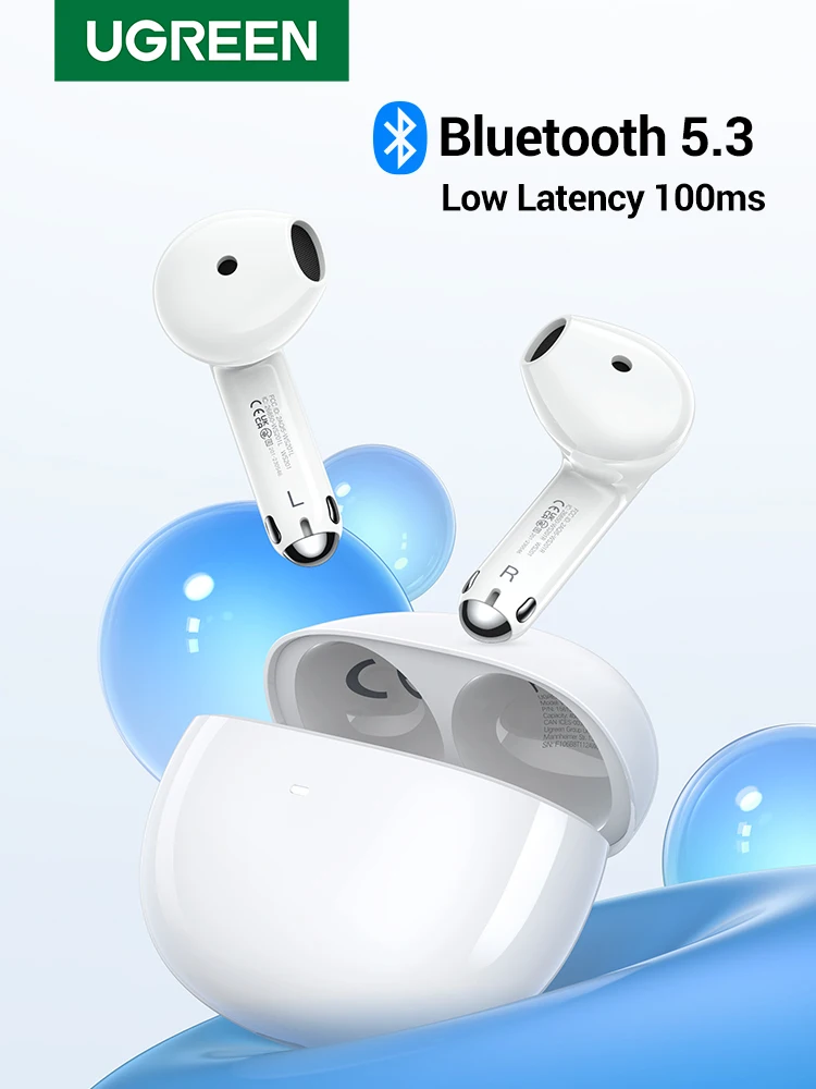 UGREEN 하이튠 H5 TWS 이어폰, 무선 헤드폰, TWS 이어버드, 더블 마이크, 통화 소음 감소, 인이어 핸즈프리 이어버드 Best Top5 UGREEN 하이튠 H5 TWS 이어폰, 무선 헤드폰, TWS 이어버드, 더블 마이크, 통화 소음 감소, 인이어 핸즈프리 이어버드 Best Top5