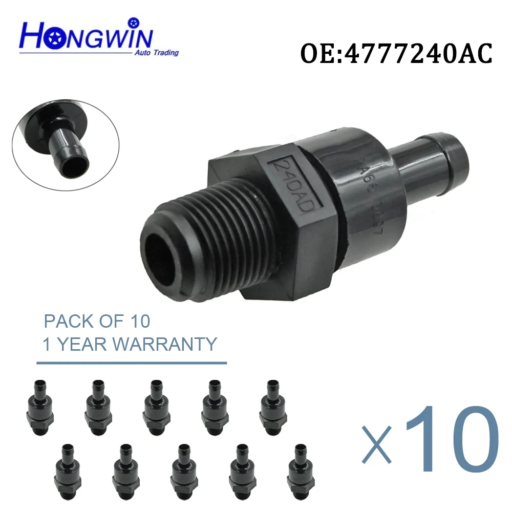 PCV Valve 4777240AC for Chrysler PT Cruiser Cirrus Dodge Voyager Caravan Neon 4 Cyl 2.4 2.0