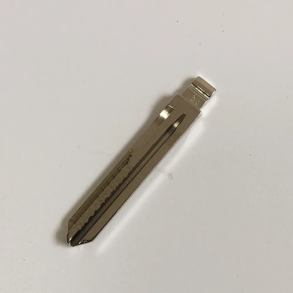 

10pcs HY15 Engraved Line Key Blade Scale Shearing Teeth Uncut Key Blade 33# For Hyundai Sonata NF For Kia K2 S310