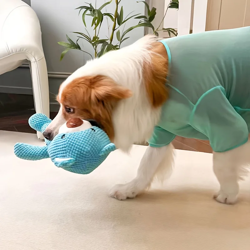 Bear Animals Shape Dog Plush Toys Dog Sound Squeaky Toys  Pet Soft Plush Chew Molar Training Toy Teeth Dental Toys Pet Supplies 3