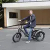 FAFREES F20 Mate Folding Electric Cargo Tricycle 500W 48V 21Ah 20*3.0 Fat Tire Three Wheels Electric Bicycles Full Suspension 2
