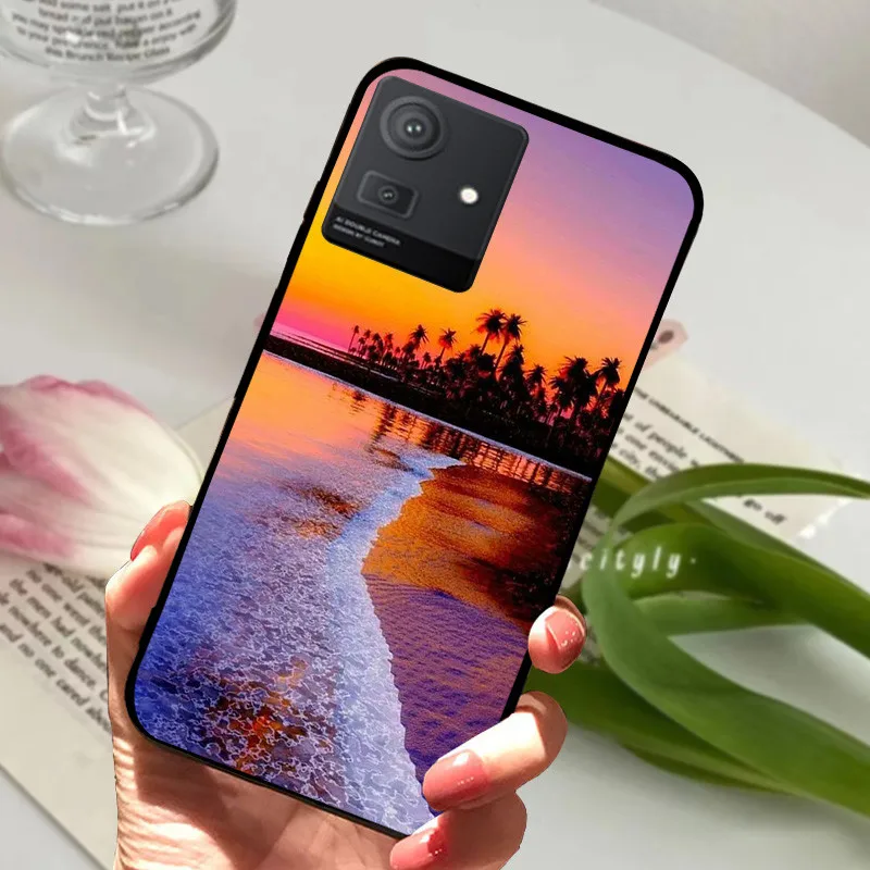 Shockproof Soft TPU Silicone Phone Case with Cartoon Matte Design
