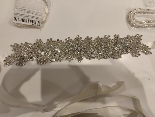 Crystal Rhinestones Wedding Belt Luxury Bridal Belts Sash Ribbon For Women Party Evening Dress Brides Jewelry