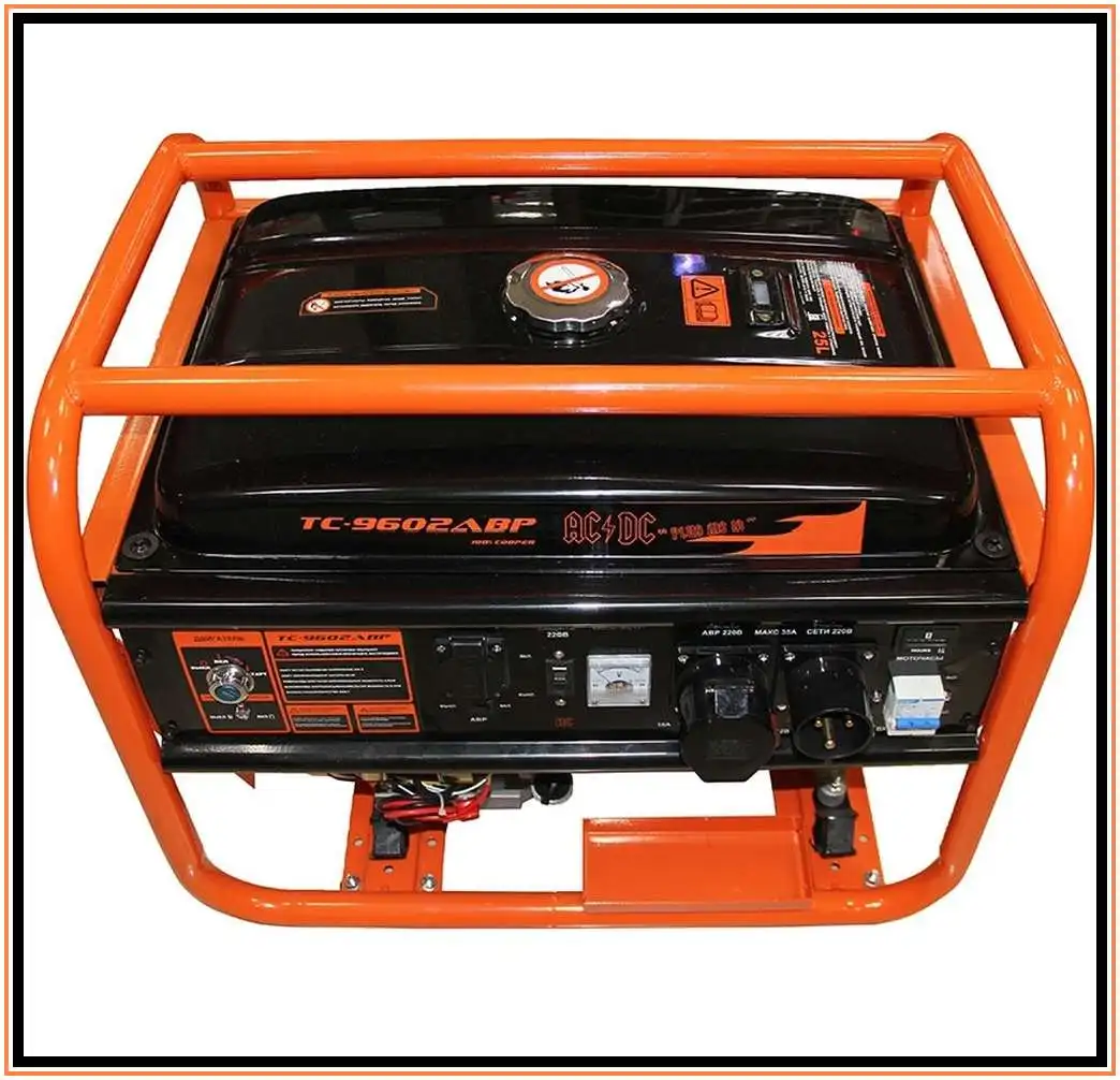 Gasoline Generator Total Tools Ts9602avr Ac/dc Edition, Generator