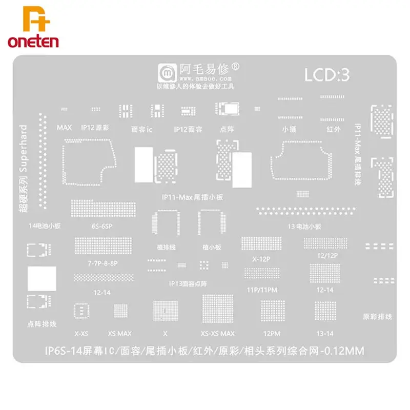 Plantilla stencil DIN-A3 Mod 33008