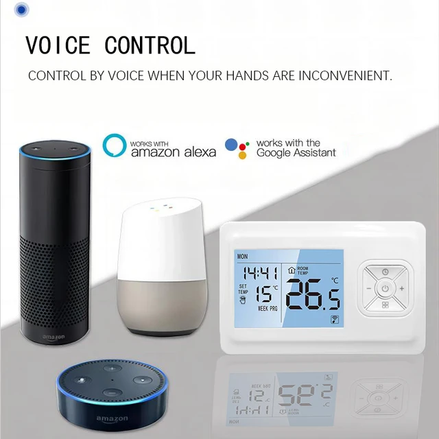 Wifi Smart Thermostat With Receiver Wireless Programmable Thermostat Controller for Gas Boiler Water Heating APP Voice Control - Image 6