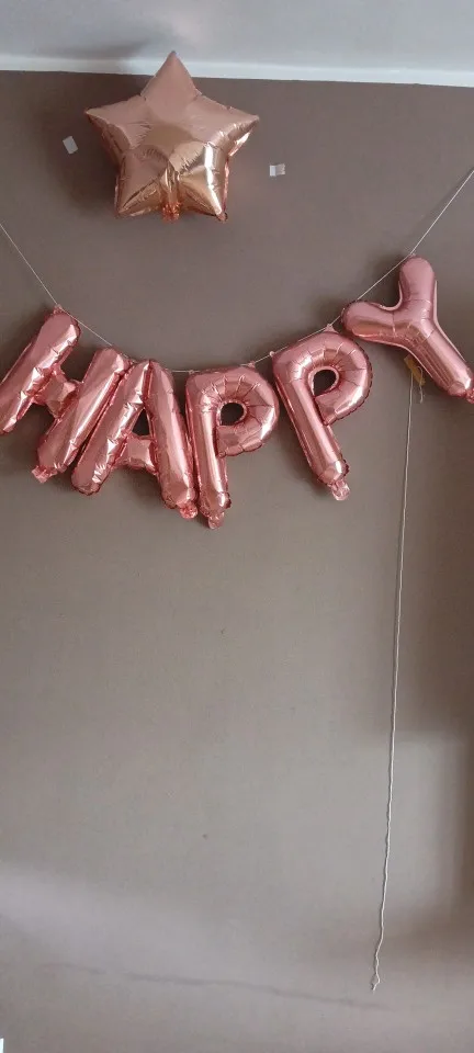 Blue Foil Birthday Balloon Set photo review