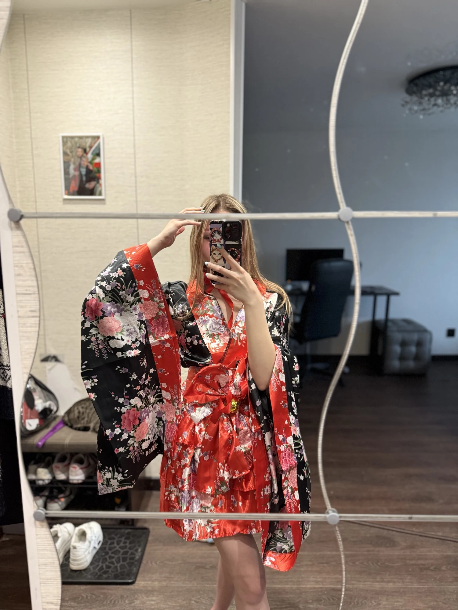 Floral Short Yukata - Japanese Aesthetic photo review