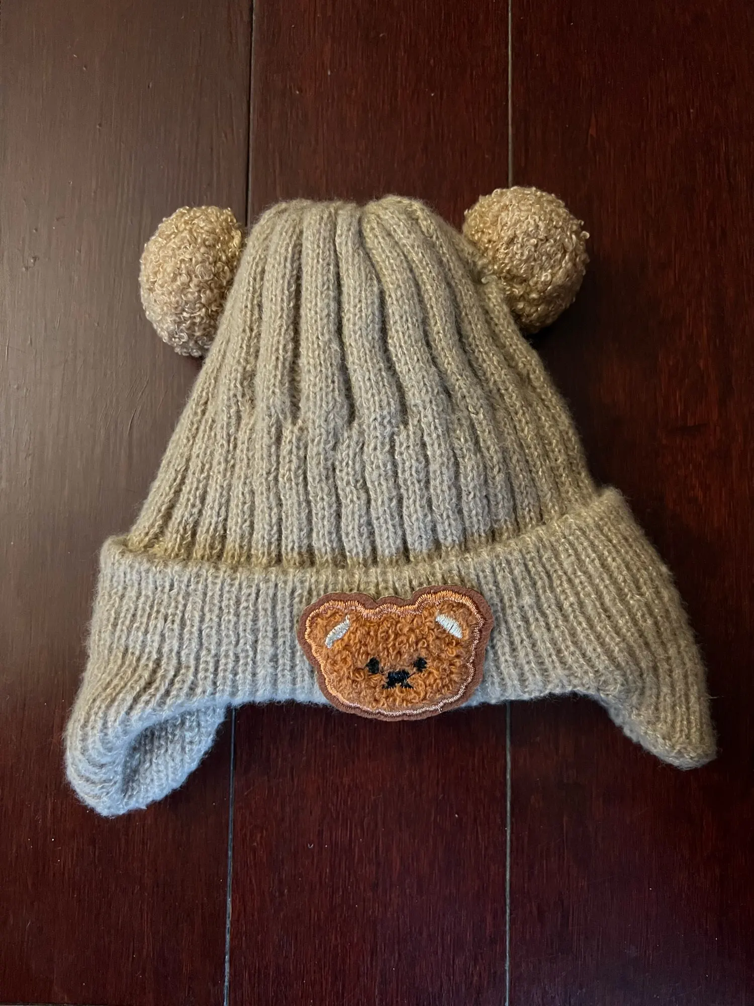Cute Bear Ear Protection Hat photo review