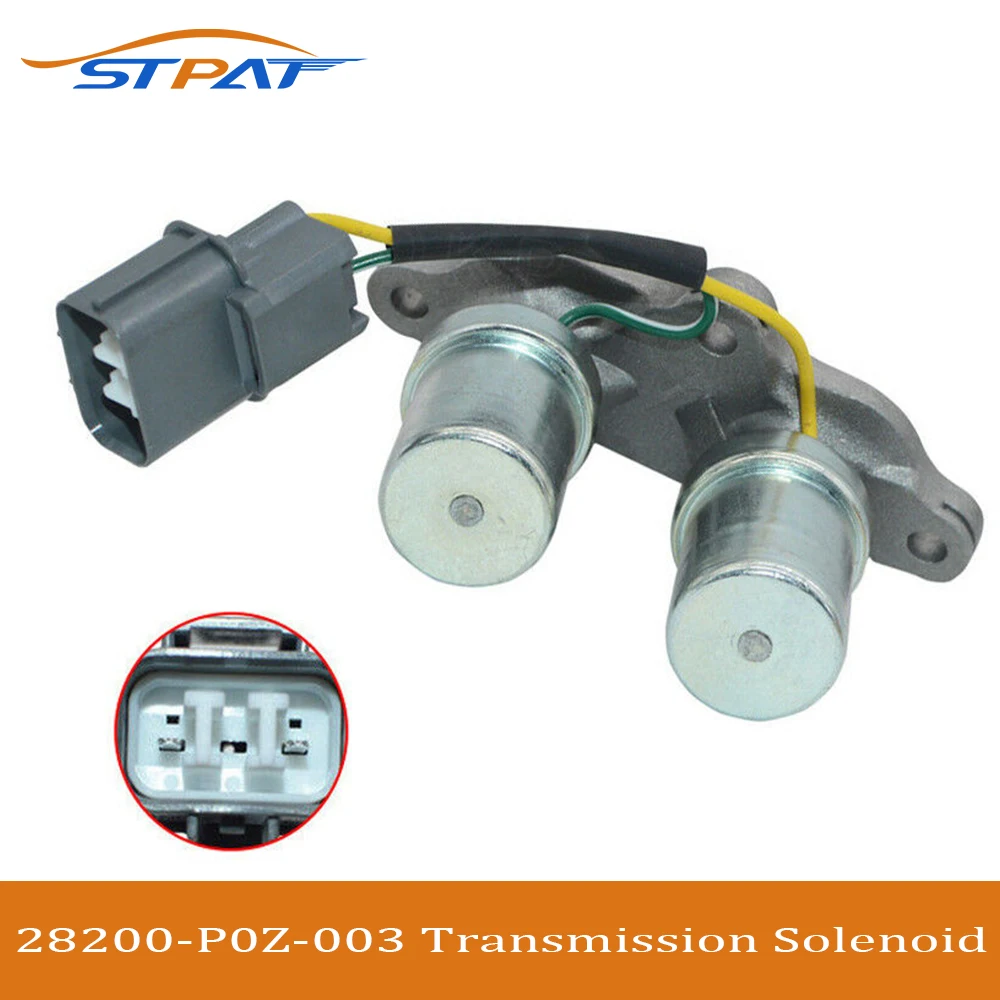 

STPAT 28200-P0Z-003 Transmission Lock-up Solenoid For Honda Accord 1995-2002 Odyssey 1999-2001 Acura CL 1997-1999 for Acura TL