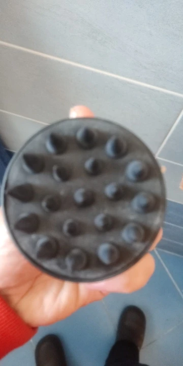 1pc Silikon Shampoo Pinsel Kopf Kopfhaut Massage Kamm Haar Waschen Kämme Bad Dusche Körper Massage Pinsel Salon Friseur Werkzeuge photo review