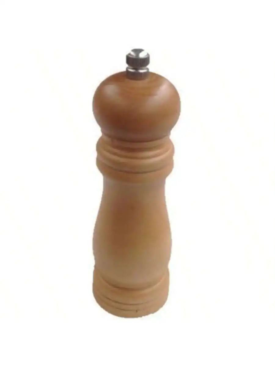 Juego de molinillo de especias de madera y pimienta, molinillos de condimentos de mano para cocinar herramientas de barbacoa, molinillo de sal y pimienta de madera natural, fin0 a grueso ajustable