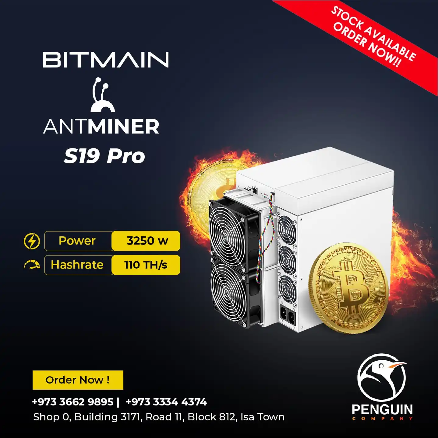 

Лучший продавец, ANTMINER S19 90 th Bitmain Bitcoin Asic, все новые
