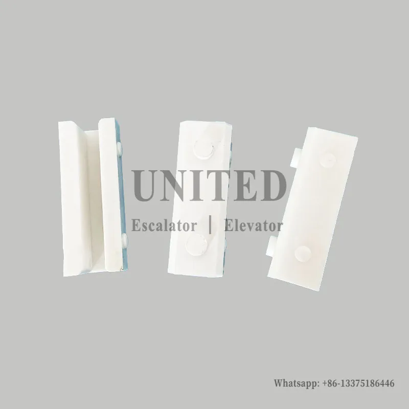 10pcs Elevator Guide Shoe Liner Door Slider Insert White Length 80mm Groove Width 10mm Lifting Parts Elevator Spare Parts