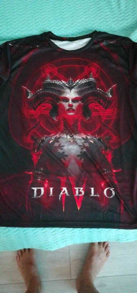 2023 Game Diablo 4 T-shirt Fashion Summer Round Neck Men's Shirt Cool 3d Printing Tops Street Harajuku Clothing photo review