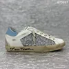 Women&Men New GOLDEN Classical Shoes Designer GOOSE Sneakers Silver Glitter Leopard Real Leather Style Shoe 1