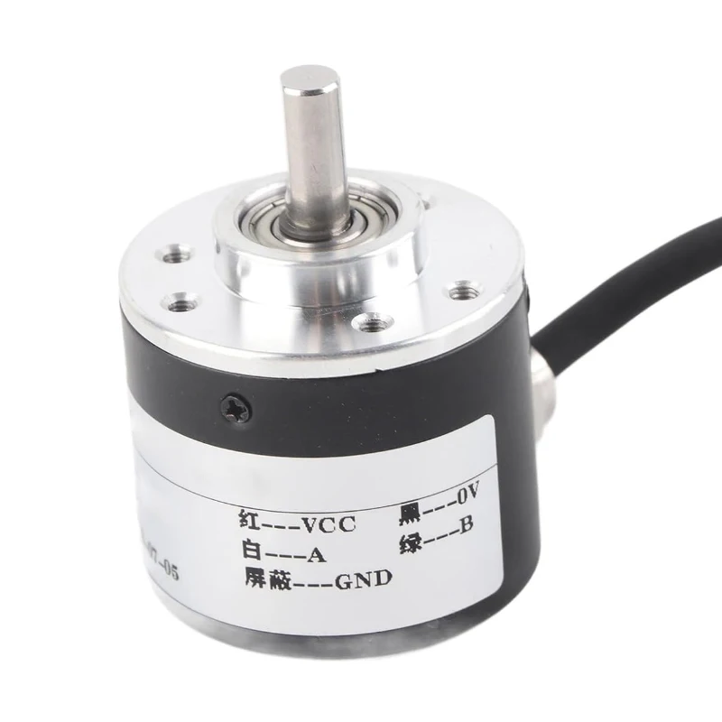 600 pulses Incremental Optical Rotary Encoder AB Two-phase 5-24V Rotary Encoder