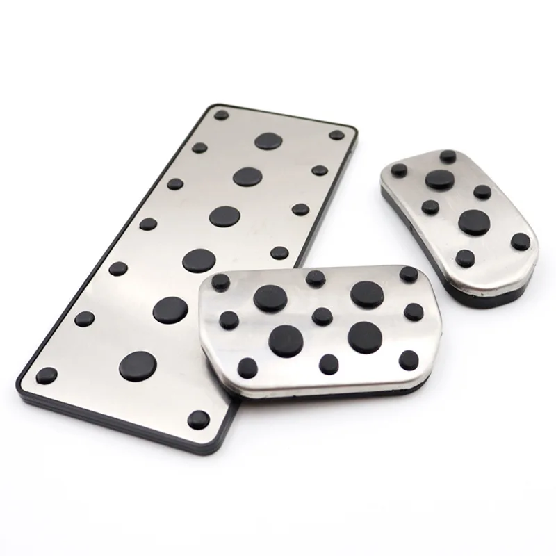 Car Stainless Steel Pedal for Toyota Corolla E140 E150 Axio Fielder 2009~2013 Anti-Slip Fuel Brake Rest Footres Cover Accessorie