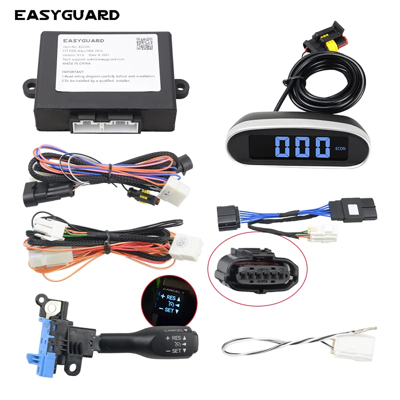 Cruise Control kit EASYGUARD fit For Toyota Hilux Revo Fortuner Innova Rush Hiace Land cruiser Prado 06-22 speed control cruise control switch,control system sensor kit,auto transmission control unit