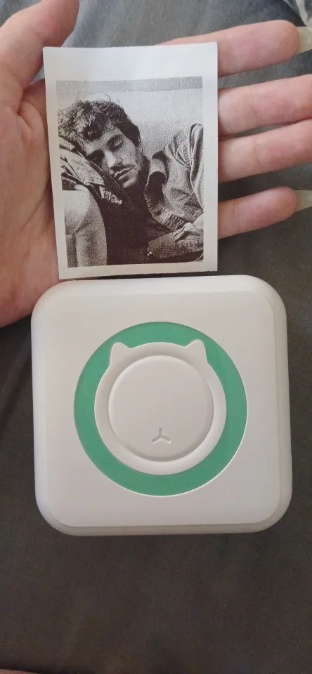 Преносим мини принтер за телефон - Mini printer photo review