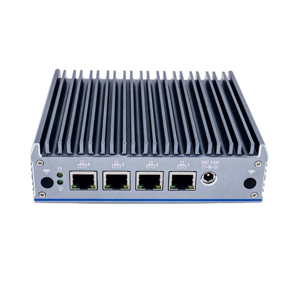 Hunsn Din Rail Micro Firewall Appliance,Mini Pc,Rx12,Opnsense, Ungroviglio, Sophos Xg,Vpn,Router Pc,4 X I211,Dp,Hd,Com, Slot Sim