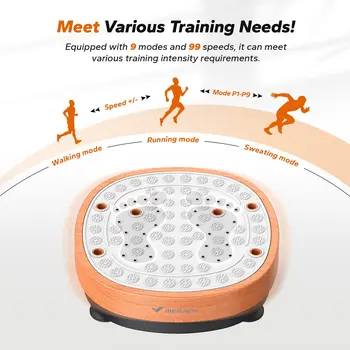 MERACH Vibration Plate Exercise Machine Vibration Plate Lymphatic Drainage Massager Whole Body Vibration Plate Helps Weight Loss 3