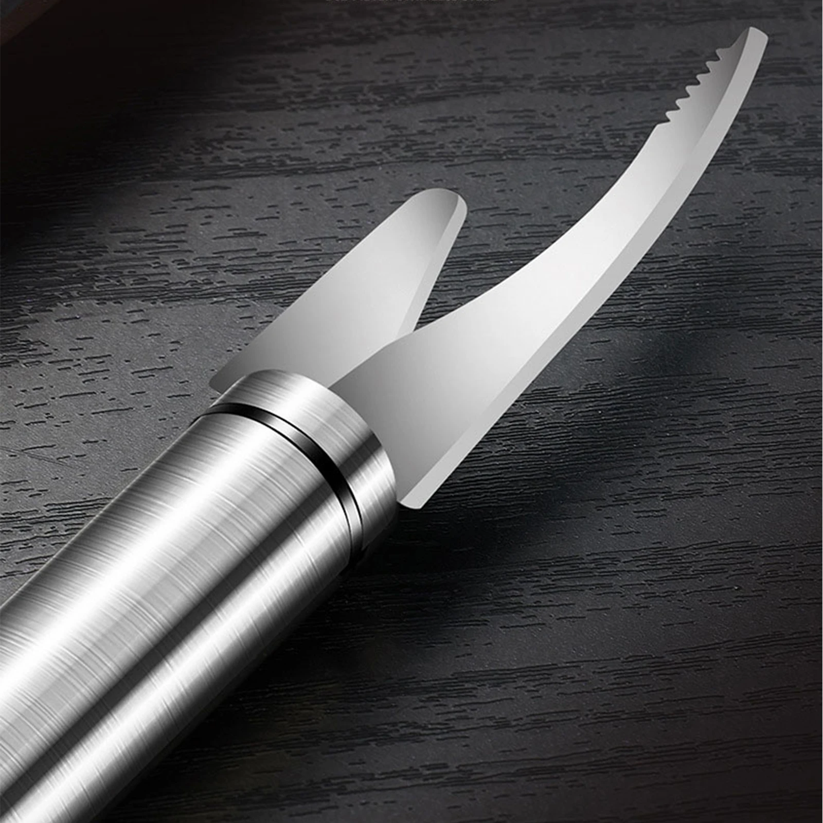 Mulitifunctional Stainless Steel Shrimp Peeler Easy to Use Cutting Shrimp Line Fish Knife Scraping Digging Fish Scale Knife