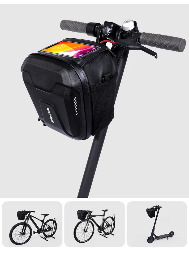 WILD MAN GS9 4,7-6,7 Zoll Bildschirm Handy Lenkertasche Touchscreen 3L MTB Rennrad Umhängetasche Fronttasche Grifftasche Bic – Detail 6