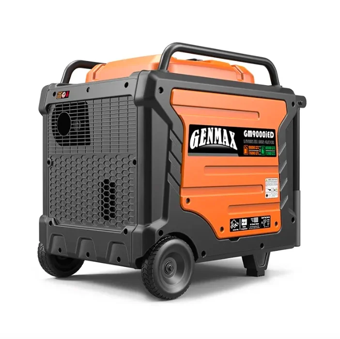 NEW-Original GENMAX GM9000iED 50 Amp 7600W/9000W Remote Start Dual Fuel Inverter Generator with CO Detect New
