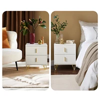 SoBuy FBT115 прикроватная тумбочка с 2 ящиками для коробки, пружинная кровать, диван, столик, приставной столик, столик для телефона, прикроватная тумбочка — изображение 5