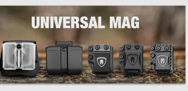 Fit Glock 17/19/19X/44/45 (GEN 1-5) & 23/32 (GEN 3-4) Glock 43/43X/ Taurus G2C/G3C/G2 IWB Clear Holsters With Claw Right Gun Bag
