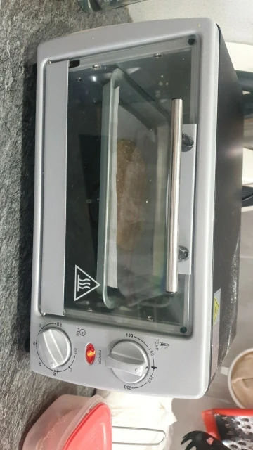 HOMCOM Horno Eléctrico Sobremesa 10 L 750W Temperatura 230 ℃ 36,5x26x22 cm Plata photo review