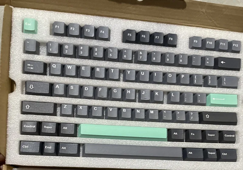 perfil pbt tintura sublimação teclado mecânico para mx switch 61 64 68 87