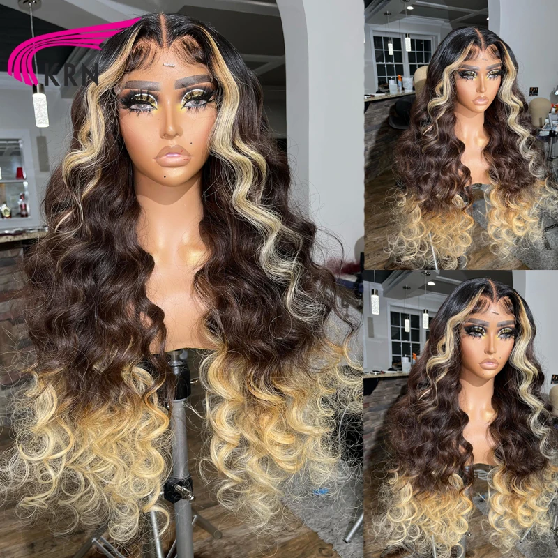 krn-180-13x4-lace-frontal-human-hair-wigs-4x4-lace-closure-honey-blonde-brazilian-remy-wavy-lace-front-wigs-for-human-women