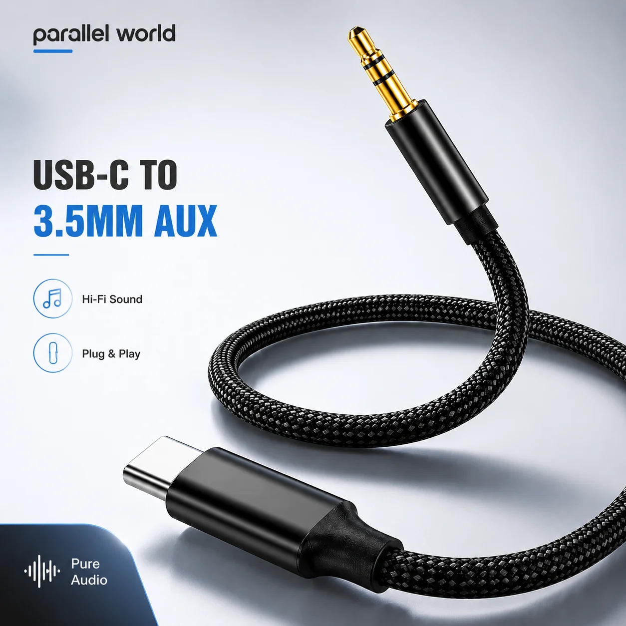 USB-C to 3.5mm Audio Adapter Cable