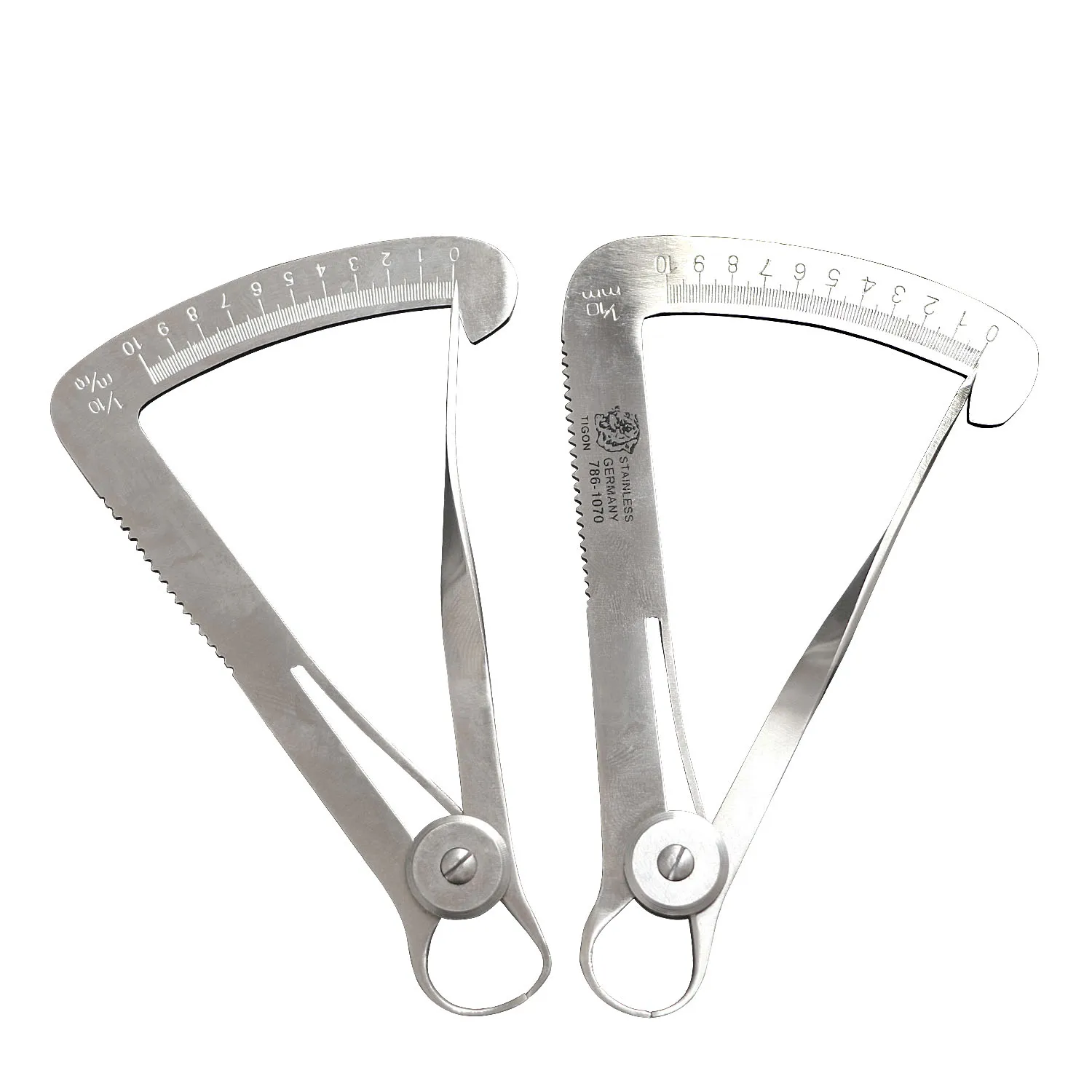 

1pc 0.39inch Range Stainless Steel Inner Caliper Measuring Tool Inner Diameter Thickness Measurement Accuracy 0.04inch