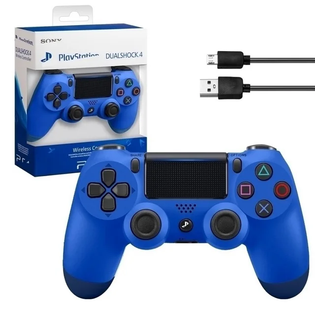 Gamepad wireless Bluetooth joystick for PS4 DualShock 4 v2 wireless (PS4/pc/iOS/Android) with shipping from Russia Gamepad playstation ps xbox series nintendo switch games game console for pc Blue One