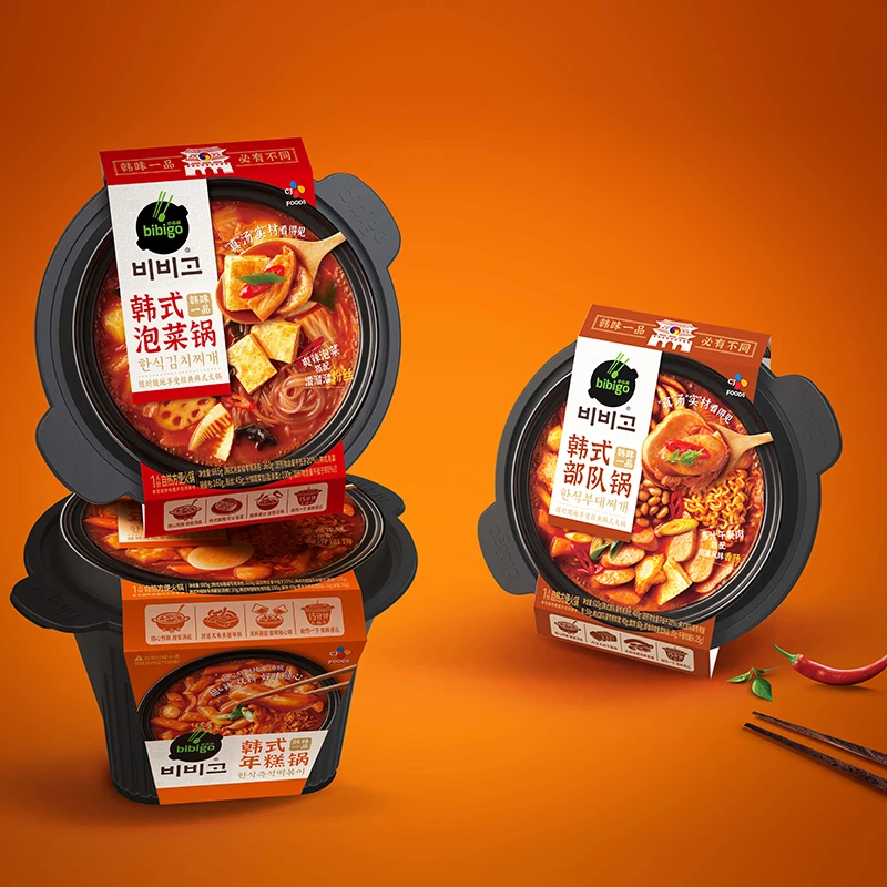 Bigigo hotpot self heating Korea kimchi tteokbokki 665g AliExpress