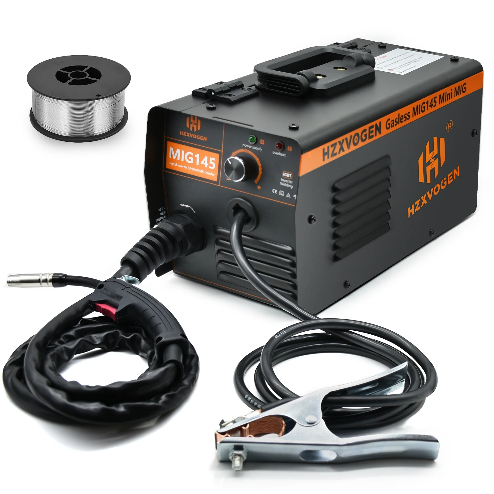 HZXVOGEN MIG Welding machine Semi-Automatic Argon Welding 4 in 1Tig Mig Mini Welding Inverter MIG-250 160 A Machine Welder hot air soldering Welding Equipment